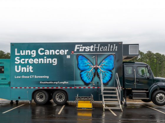 Free lung cancer screenings in Moore County with the FirstHealth Lung Bus