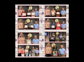 Engage. Inspire. Succeed. honorees recognized by school board