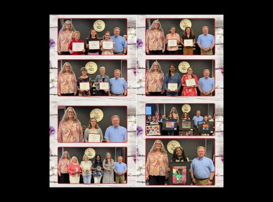 Engage. Inspire. Succeed. honorees recognized by school board