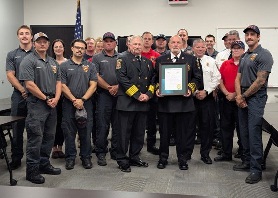 Firefighter Carol Dowd posthumously awarded Order of Long Leaf Pine