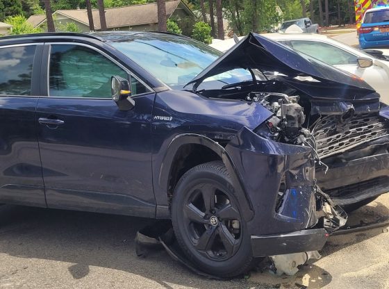 Collision at Pinehurst intersection delays traffic
