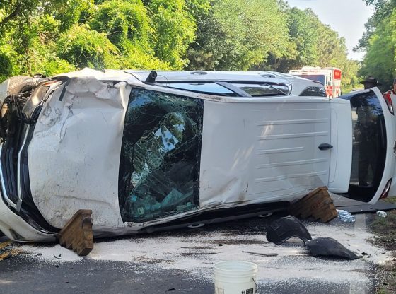 Several transported after collision, rollover in SP