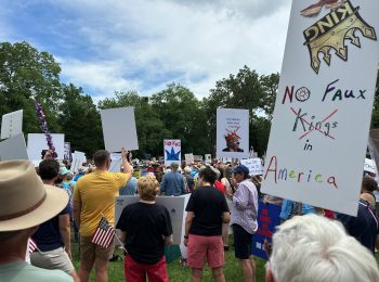 No Kings Rally held in Southern Pines