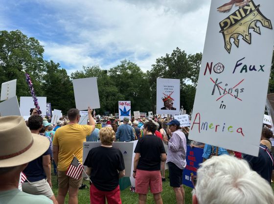 No Kings Rally held in Southern Pines