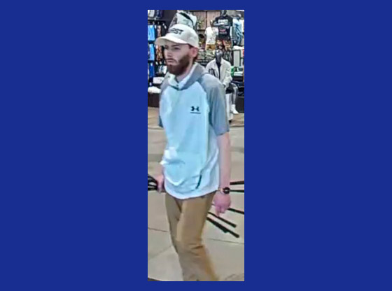 SPPD searching for suspect accused of stealing $1305 in golf clubs