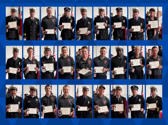 Firefighters recognized for bravery, skill and commitment