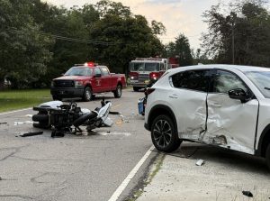 Motorcyclist critically injured in Vass crash
