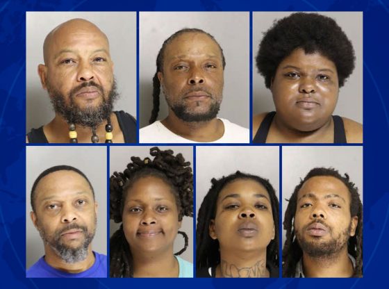Seven arrested following search warrant in Addor area