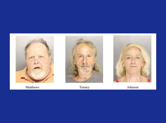 Three arrested in stolen golf cart case