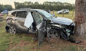 One transported, goats freed after Carthage head-on collision