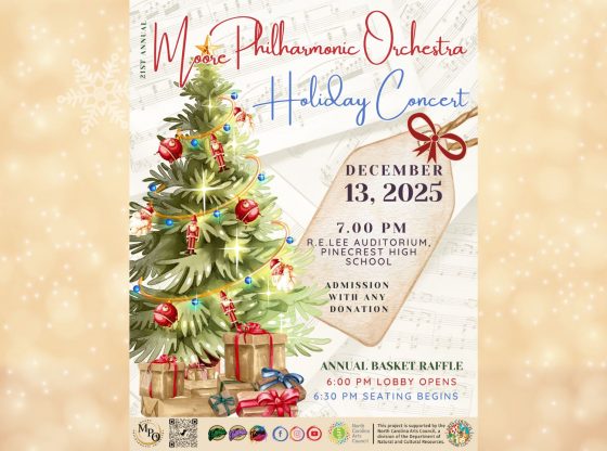 Moore Philharmonic Orchestra 21st Annual Holiday Concert - Dec. 13