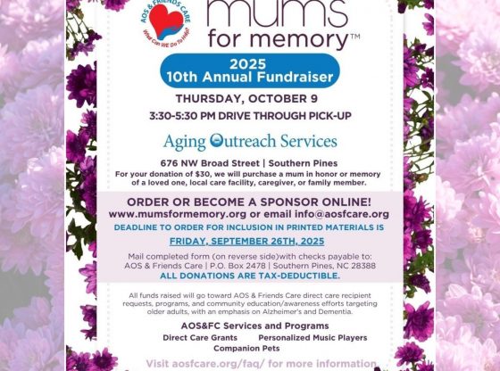 10th annual Mums for Memory™ fundraiser - Oct. 9