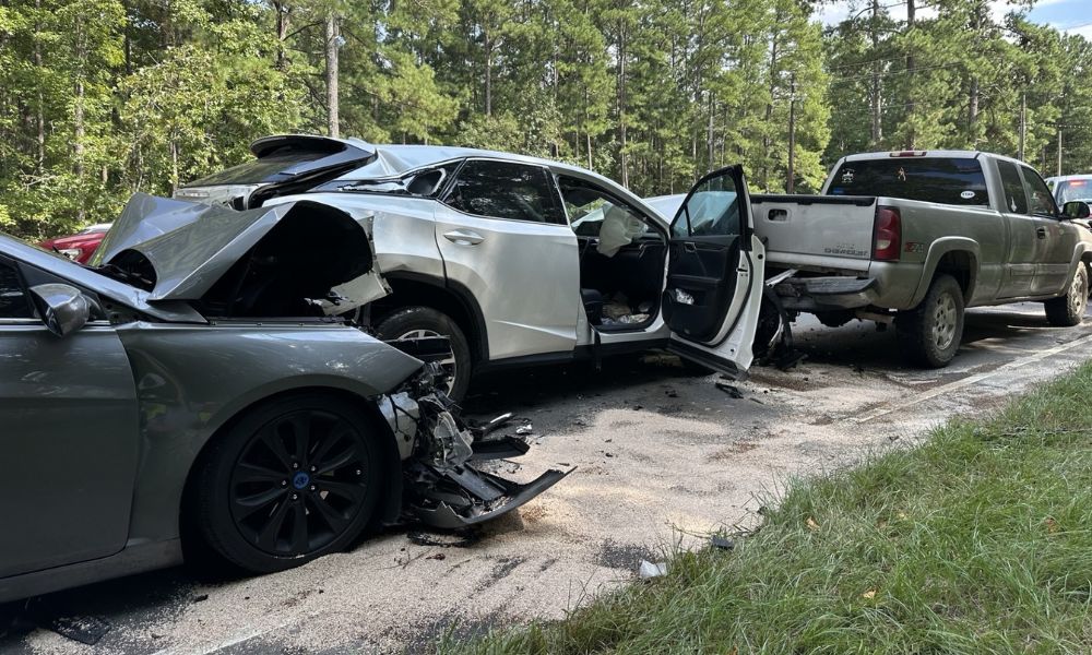 One airlifted, seven injured in crash north of Pinehurst