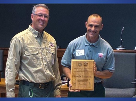 N.C. Forest Service Richmond County ranger earns State Forester’s Prescribed Burning Award