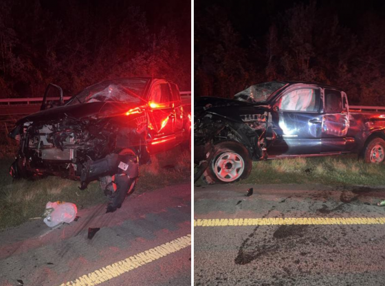 Driver found walking after crashing in Vass
