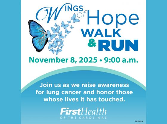FirstHealth hosts inaugural Wings of Hope Walk & Run - Nov. 8