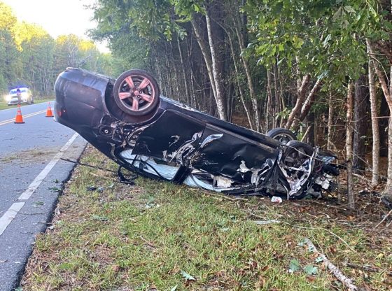 Vehicle rolls after driver reportedly falls asleep