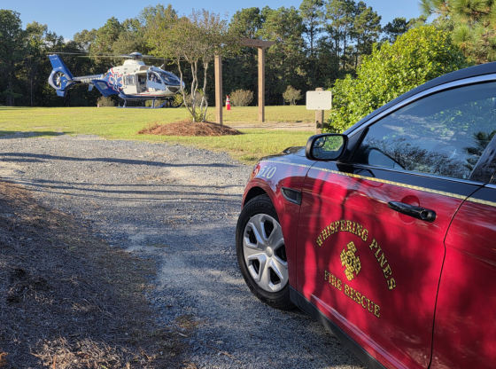 Child airlifted after bicycle crash in Whispering Pines