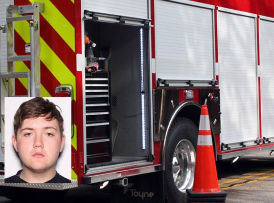 Investigation of stolen fire helmets results in arrest