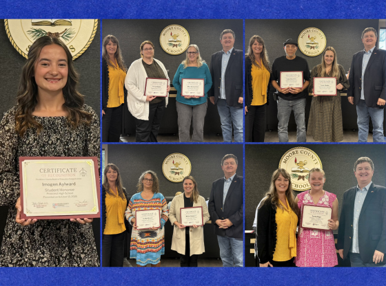 Spotlight shines on staff, students success at board meeting