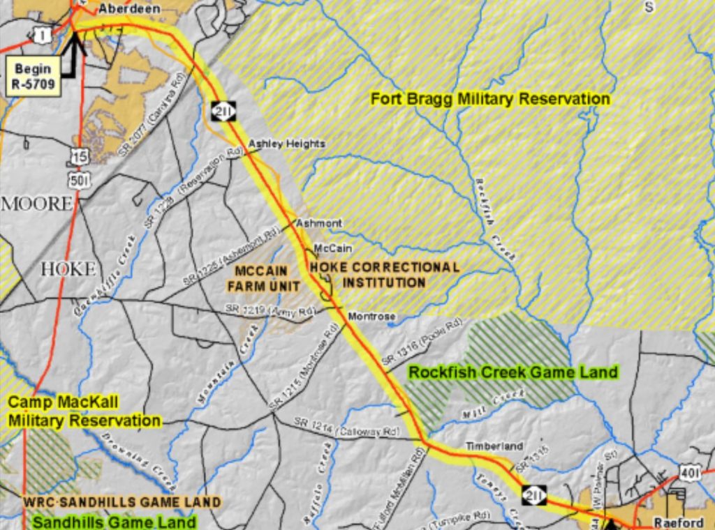 Residents report concerns about N.C. 211 in Aberdeen