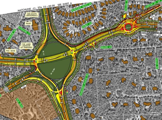 NCDOT discusses revised design for Pinehurst traffic circle