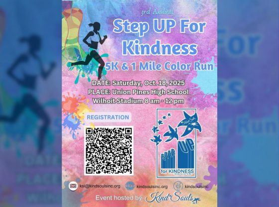 3rd annual Step Up for Kindness 5K and 1-Mile Color Run - Oct. 18