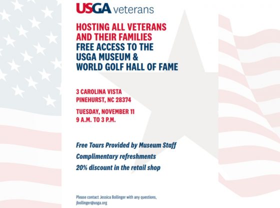 Veterans Day with USGA - Nov. 11