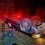 Driver arrested after vehicle overturns near Moore-Harnett line