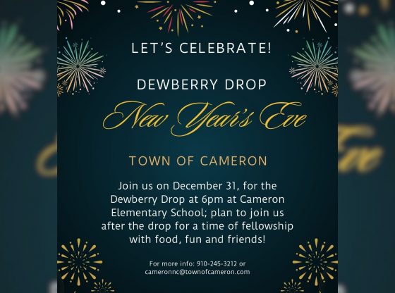 Cameron's New Year's Dewberry Drop - Dec. 31