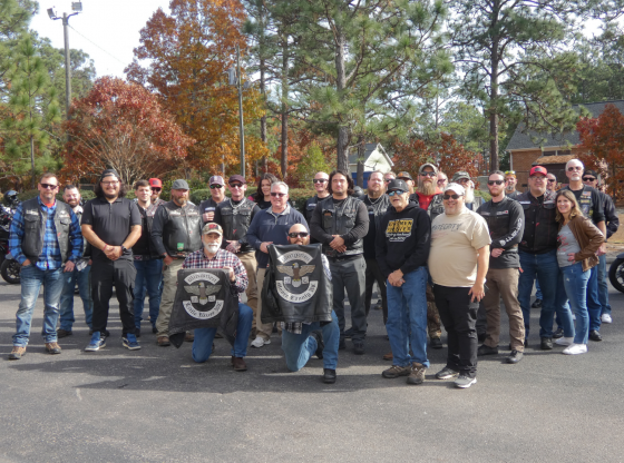 Sandhills Moore Coalition receives truckload of donations from Wingmen Motorcycle Club