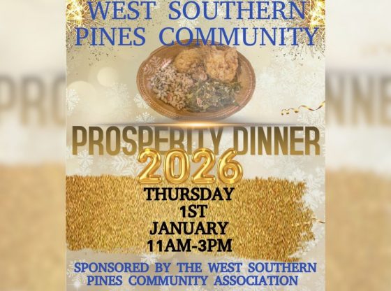 West Southern Pines Community Prosperity Dinner - Jan. 1