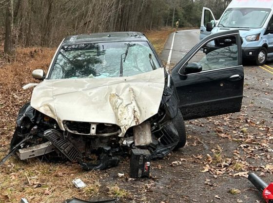 Driver avoids serious injury after single-vehicle crash in Vass