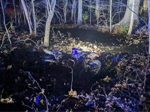 Dirt bike crashes during police pursuit in Robbins