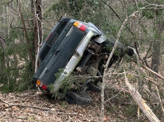 Truck found abandoned after crash in Robbins