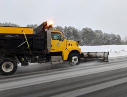 DOT treating roads, urging you to avoid travel during snow storm