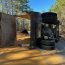 Pinebluff road closes after dump truck overturns