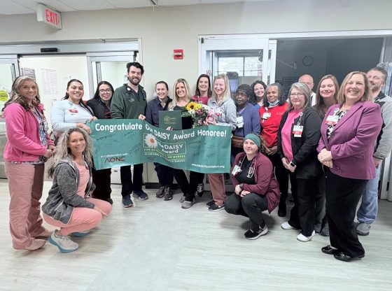 Hospital nurse recognized with prestigious DAISY Award