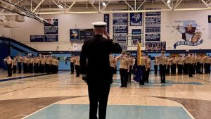 Union Pines High School Navy JROTC unit holds annual Pass-in-Review
