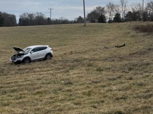 Driver uninjured after vehicle goes down embankment in High Falls