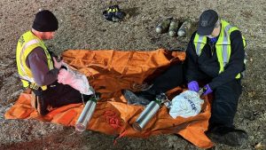 Family given oxygen after being rescued from Cameron house fire