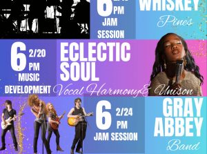 Tuesday music lineup at The Center Stage