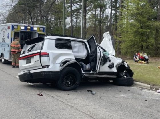 Three vehicles collide at Taylortown intersection