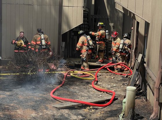 Firefighters save condos from going up in flames