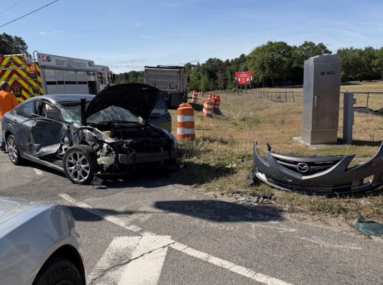 Drivers avoid injury after car, Mack truck collide near West End