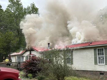 Fire in Vass displaces resident and her pets