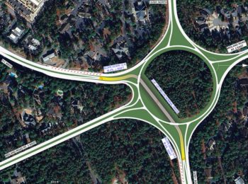 Pinehurst proposes 'flyover' concept for traffic circle