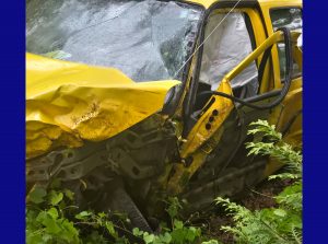 DOT driver uninjured in Carthage crash