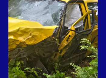 DOT driver uninjured in Carthage crash