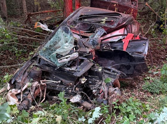 Driver ejected in violent Robbins crash